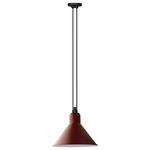 Les Acrobates De Gras N322 Pendant - XL - Black / Red