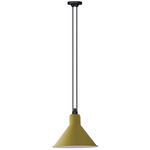 Les Acrobates De Gras N322 Pendant - XL - Black / Yellow