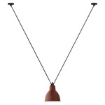 Les Acrobates De Gras N323 Pendant - Large - Black / Red