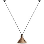 Les Acrobates De Gras N323 Pendant - XL - Black / Raw Copper