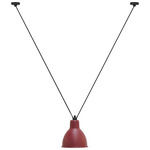 Les Acrobates De Gras N323 Pendant - XL - Black / Red