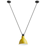 Les Acrobates De Gras N323 Pendant - XL - Black / Yellow