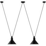 Les Acrobates De Gras N324 Pendant - Large - Black / Black