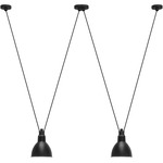 Les Acrobates De Gras N324 Pendant - Large - Black / Black