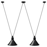 Les Acrobates De Gras N324 Pendant - XL - Black / Black