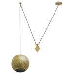 Nur Counterbalance Pendant - Antique Brass