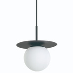 Arenales Pendant - Black / Opal