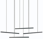 Lindoza Multi Light Linear Pendant - Matte Black