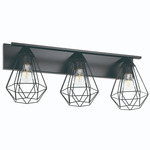 Tarbes Bathroom Vanity Light - Matte Black