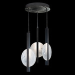 Selene Multi Light Pendant - Black / White