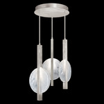 Selene Multi Light Pendant - Silver / White