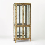 Bamboo Vitrine - Brass