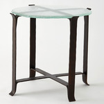 Melting Glass Side Table - Bronze