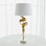 Twist Table Lamp - Brass
