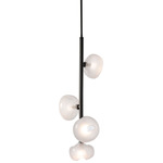Ume Vertical Pendant - Oil Rubbed Bronze / Frosted