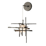 Tura Wall Sconce - Oil Rubbed Bronze / Seeded Clear