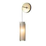 Exos Wall Sconce - Modern Brass / Opal