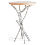 Brindille Wood Side Table - Sterling / Natural Maple