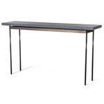 Senza Wood Console Table - Dark Smoke / Grey Maple