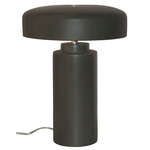 Tower Table Lamp - Pewter Green