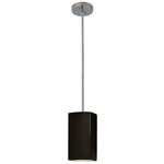 Rectangle Radiance Pendant - Polished Chrome / Carbon