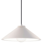 Flare Radiance Pendant - Polished Chrome / Bisque