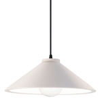 Flare Radiance Pendant - Matte Black / Bisque