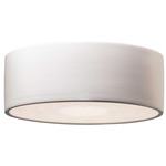 Radiance Round Ceiling Light Fixture - Matte White / White