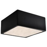 Radiance Square Ceiling Light Fixture - Carbon / White