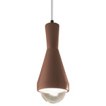 Erlen Pendant - Dark Bronze / Canyon Clay