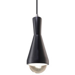 Erlen Pendant - Polished Chrome / Carbon