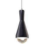 Erlen Pendant - Brushed Nickel / Carbon