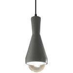 Erlen Pendant - Dark Bronze / Pewter Green