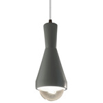 Erlen Pendant - Dark Bronze / Pewter Green