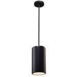 Radiance Cylinder Pendant - Matte Black / Carbon