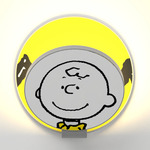 Peanuts Gravy Wall Sconce - Silver / Charlie Brown Gravy