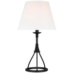 Sullivan Table Lamp - Aged Iron / White Linen