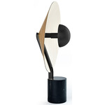 Kasa Table Lamp - Black / Natural Cherry Wood