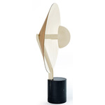 Kasa Table Lamp - Ivory / Natural Cherry Wood