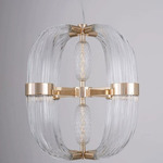 Coup de Foudre Chandelier - Gold Plated / Clear