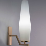 Frida Wall Sconce - Satin Brass / Polished Brass / Incamiciato White