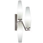 Frida Wall Sconce - Satin Nickel / Polished Nickel / Incamiciato White