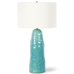 Coastal Living Getaway Table Lamp - Turquoise / White
