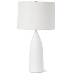 Hayden Table Lamp - White / White