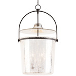 Southern Living Emerson Bell Jar Pendant - Oil Rubbed Bronze / Mercury Glass
