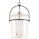 Southern Living Emerson Bell Jar Pendant - Oil Rubbed Bronze / Mercury Glass