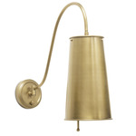 Hattie Wall Sconce - Natural Brass / Natural Brass