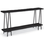 Ash Console Table - Black / Black