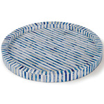 Bone and Indigo Serving Tray - Indigo / Natural Bone