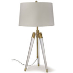 Brigitte Table Lamp - Natural Brass / Natural